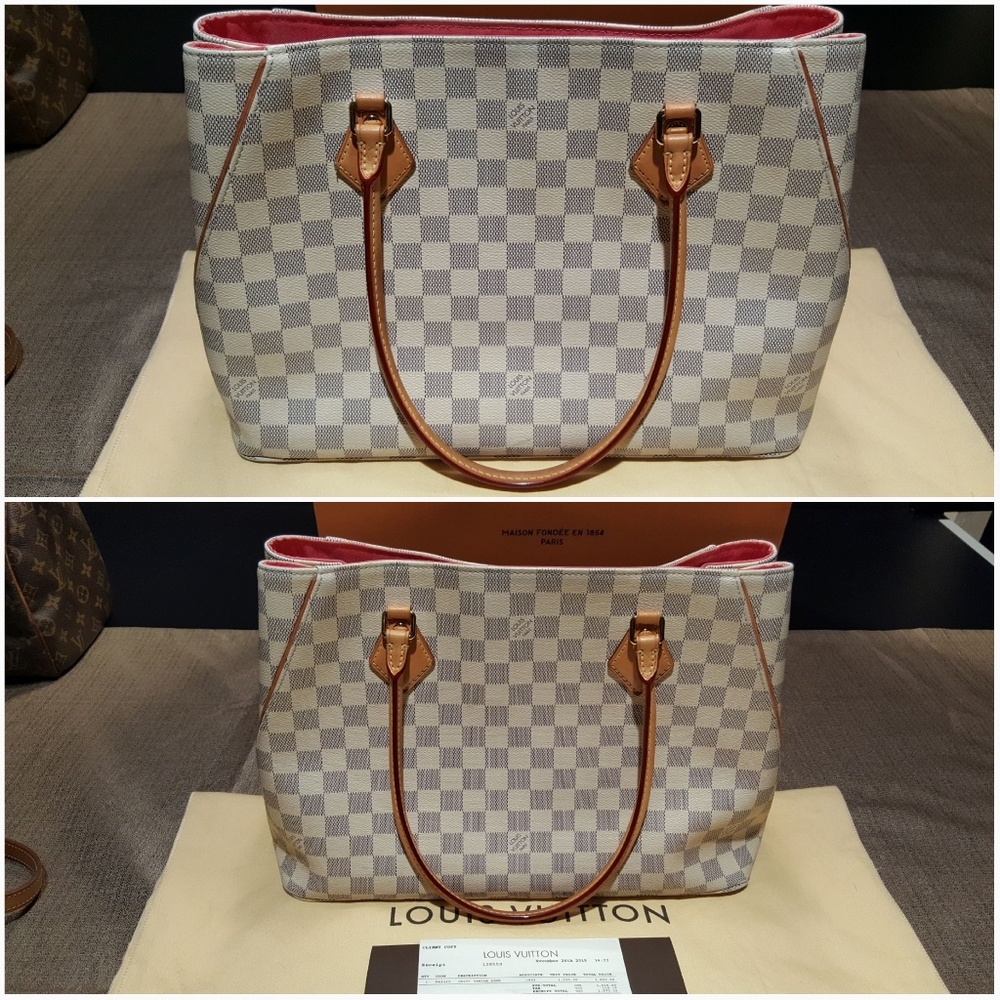 Authentic Louis Vuitton Calvi Damier Azur - Picture 6 of 8